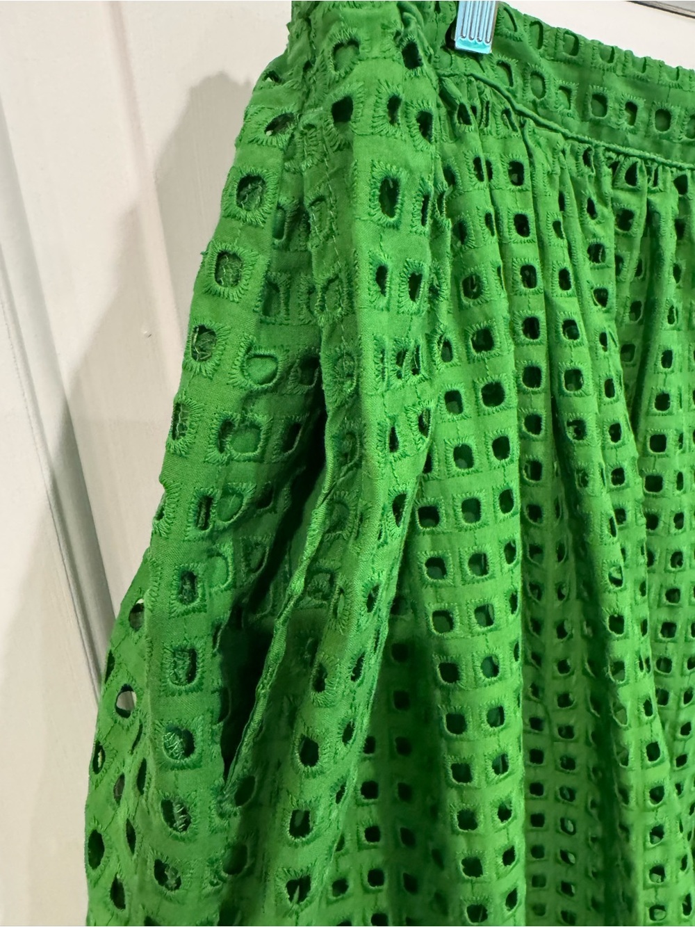 Kate Spade Limited Edition Fully Lined Green Eyelet Matching Vest & Skirt - Picture 12 of 14
